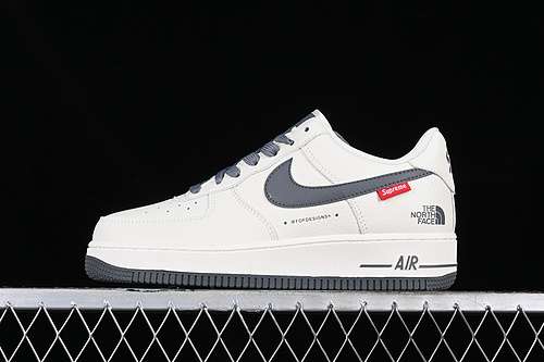 340SU2305008SUPREME THE NORTH FACE AIR FORCE 1 07 LOW WHITEGREYWOMAN3639MAN4045
