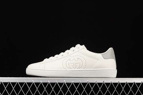 430A38D09072GUCCI ACE EMBROIDERED LOWTOP SNEAKERS WHITEWHITELIGHT GREYUNISEX3544