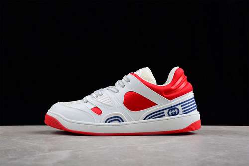 460GUCCI BASKET LOWTO SNEAKER WHITEWHITEREDWOMAN3539MAN4045