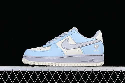 340CJ0304012COMME DES GARCONS X AIR FORCE 1 LOW BLUEWHITEGREYWOMAN3642