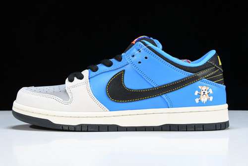 550CZ5128400SB DUNK LOW X INSTANT SKATEBOARD BLUEBLACKGREYUNISEX3646