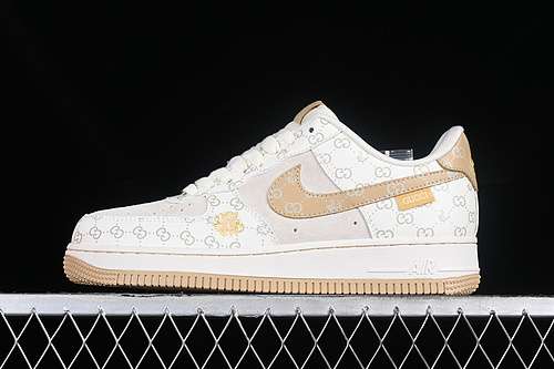 340LX1988005GUCCI AIR FORCE 1 07 LOW WHITEGREYYELLOWWOMAN3639MAN4045