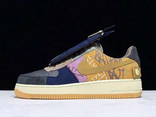 CN2405900CY TRAVIS SCOTT X AIR FORCE 1 LOW CACTUS JACK COLORFULMUTED BRONZE