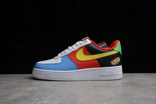 300DC8887100UNO X AIR FORCE 1 LOW 50TH ANNIVERSARY WHITEYELLOW ZESTUNIVERSITY RED