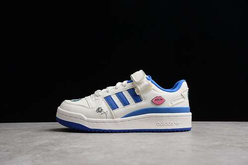 280FX6714FORUM LOW BIG KID GRL POWER CHALK WHITECOLLEGIATE ROYALGOLD METALLICWOMAN3639