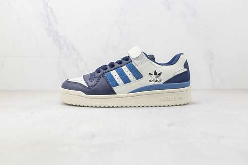 300GX2162FORUM 84 LOW SHOES NAVY BLUECLOUD WHITEBLUEWOMAN3639MAN4045