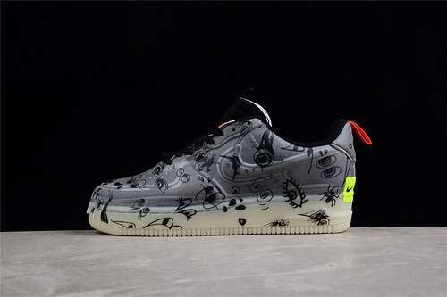 400DC8904001AIR FORCE 1 EXPERIMENTAL HALLOWEEN BLACKBLACKSTARFISHWHITEMAN4045