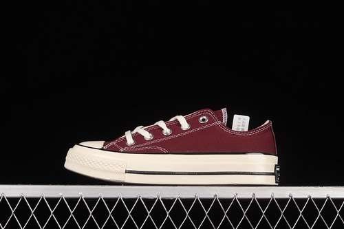 220171570CCHUCK TAYLOR ALLSTAR 70S LOW RECYCLED CANVAS DEEP BORDEAUXEGRETUNISEX3544