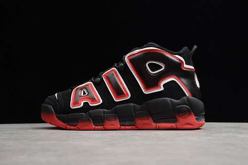 340CJ6129001AIR MORE UPTEMPO BLACKWHITELASER CRIMSONWOMAN3639MAN4045