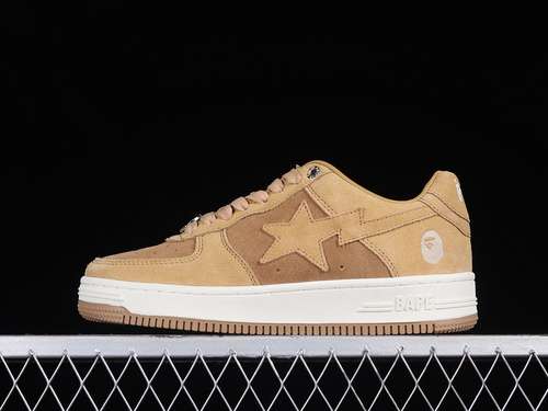 450191004MHBAPE STA TOKYO SNEAKERS LIGHT BROWNBROWNWHITEWOMAN3639MAN4045