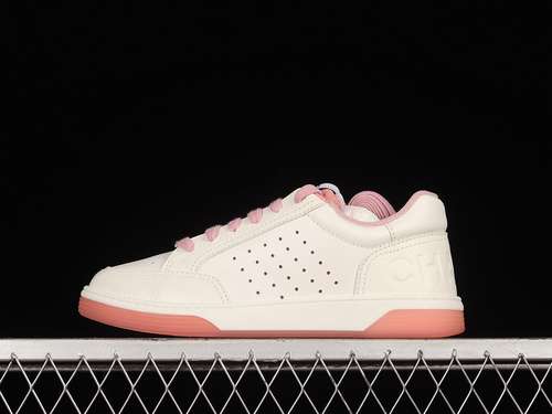 380CHANEL SIMPLE FASHION CASUAL SHOES WHITEWHITEPINKWOMAN3540