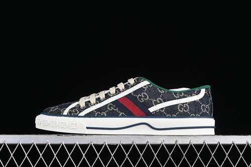 50002JPO9064GUCCI TENNIS 1977 PRINT SNEAKER WHITEREDGREENYELLOWWOMAN3539MAN4044