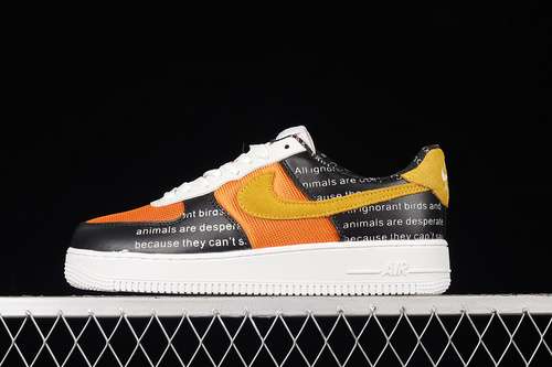 300315122012AIR FORCE 1 LOW 07 WHITEBLACKORANGEWOMAN3639MAN4045