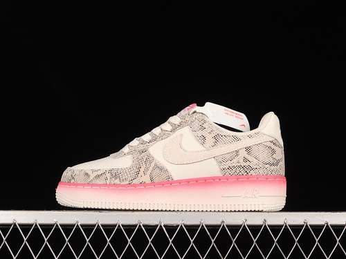 340DV1031030AIR FORCE 1 LOW SNAKESKIN PHANTOMSAILSAILPINK NEBULAUNSIEX3645