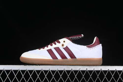 270IE0586WALES BONNER SAMBA PONY CREAM WHITEMYSTERY BROWNCREAM WHITEUNISEX3545