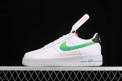 280DJ5148100AIR FORCE 1 LOW 07 LV8 WHITEAQUAMARINEBLACKGREEN STRIKEUNSIEX3645
