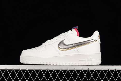 290DH9595001AIR FORCE 1 LV8 OFF NOIRSUMMIT WHITEPINK PRIMEMETALLIC PEWTERUNISEX3645