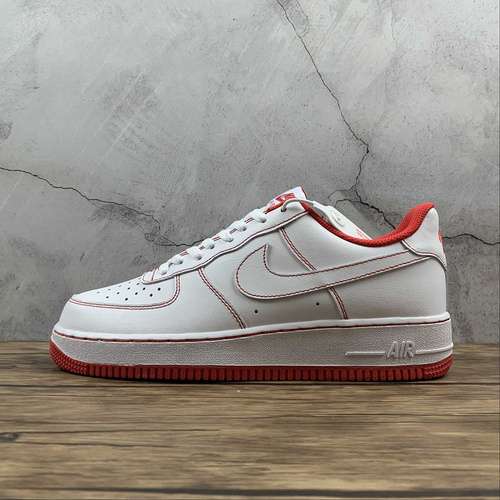 270CV1724100AIR FORCE 1 LOW 07 CONTRAST STITCH WHITEUNIVERSITY REDWHITEUNISEX3645