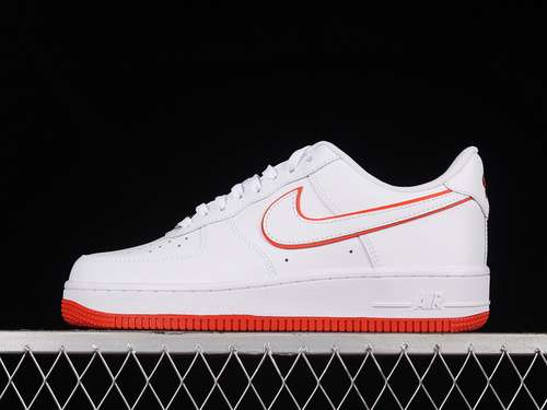 280DV0788102AIR FORCE 1 LOW 07 WHITEWHITEPICANTE REDWOMAN3639MAN4045