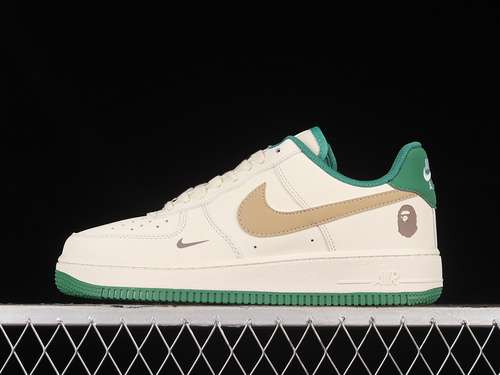 320HX123007AIR FORCE 1 07 LOW GREENOFF WHITEBROWNWOMAN3639MAN4045