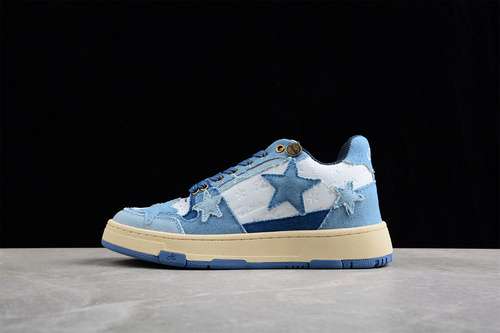 430KSH220511KAALIXTO SNEAKERS DENIM BLUEWHITEBEIGEWOMAN3539MAN4045