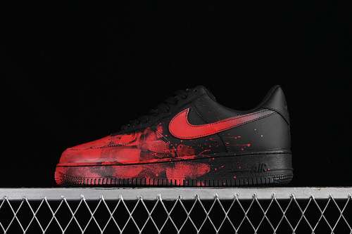 320CW2288011AIR FORCE 1 07 LOW BLACKREDWOMAN3639MAN4045