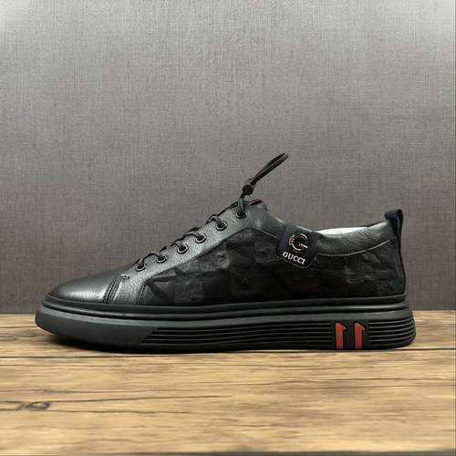 480GUCCI CASUAL SNEAKERS BLACKBLACKREDMAN3844