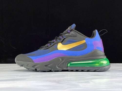 280AO4971005AIR MAX 270 REACT HEAVY METAL BLACKBLUEHYPER ROYALGOLDMAN3945