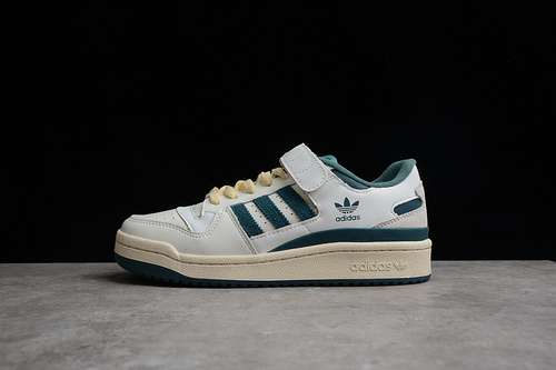 280GX4536FORUM 84 LOW OG SHOES CLOUD WHITECLOUD WHITEGREENWOMAN3639MAN4045