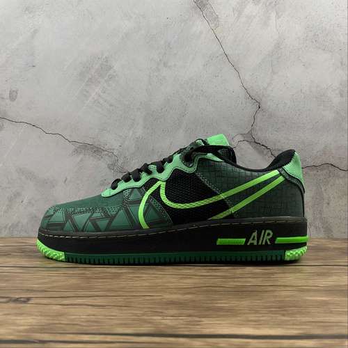 290CW3918001AIR FORCE 1 REACT NAIJA BLACKPINE GREENGREEN STRIKEWOMAN3639MAN4045