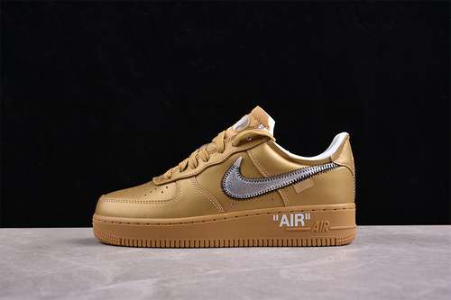 400AO4297800OFF WHITE AIR FORCE 1 07 LOW COMPLEXCON YELLOWSILVERMAN39475