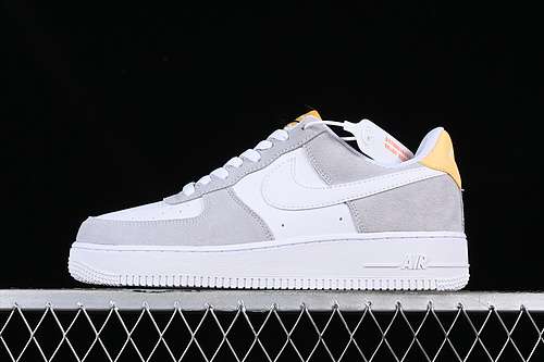 280FQ7779001AIR FORCE 1 07 LOW WHITEBLACKGREYYELLOWWOMAN3639MAN4045