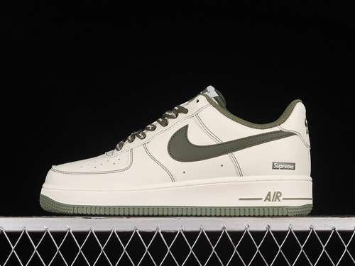 320SU0220009SUPREME AIR FORCE 1 07 LOW WHITEGREENBLACKWOMAN3639MAN4046