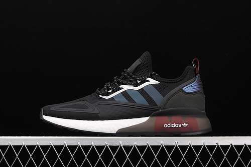 340FX7475ZG ZX 2K BOOST SHOES CORE BLACKCLOUD WHITEBLUEWOMAN3639MAN4045