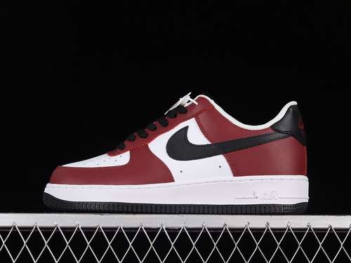 300FD0300600AIR FORCE 1 LOW 07 DARK REDWHITEBLACKWOMAN3639MAN4045