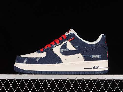 320VT5698569LEVI S AIR FORCE 1 07 LOW NAVY BLUEOFF WHITEWOMAN3639MAN4045