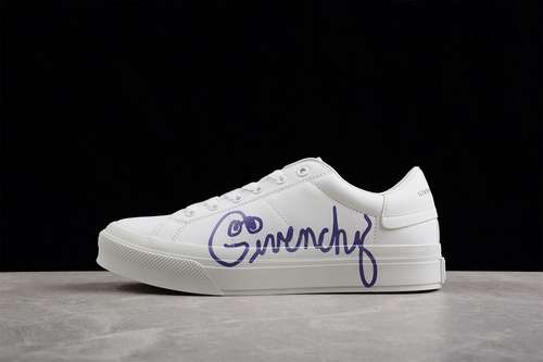 460GIVENCHY SPORTS SHOES WHITEWHITENAVY BLUEMAN4044