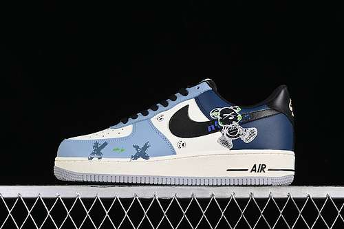 320XC2351222AIR FORCE 1 07 LOW LONELY BEAR WHITEBLACKBLUEWOMAN3639MAN4045