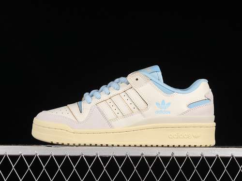 300FZ6342FORUM 84 LOW CLASSIC OFF WHITECREAM WHITEPRELOVED BLUEWOMAN3639MAN4045