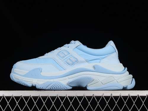 500W3CU24045BALENCIAGA TRIPLE S SNEAKERS SKY BLUESKY BLUEWHITEWOMAN3539MAN4046