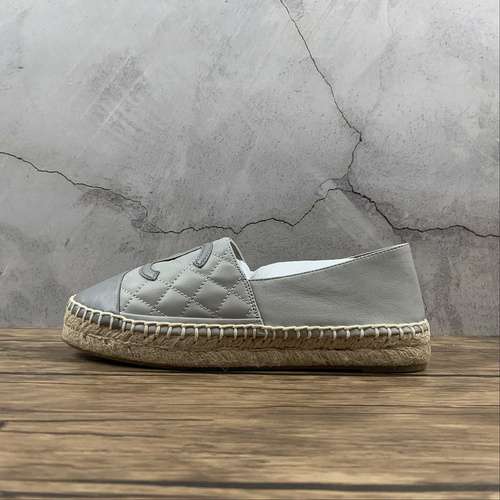 300CHANEL FISHERMAN SHOES LIGHT GREYLIGHT GREYLIGHT GREYWOMAN3540