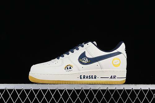 320XC2351330AIR FORCE 1 07 LOW ERASER WHITEBLUEYELLOWWOMAN3639MAN4045