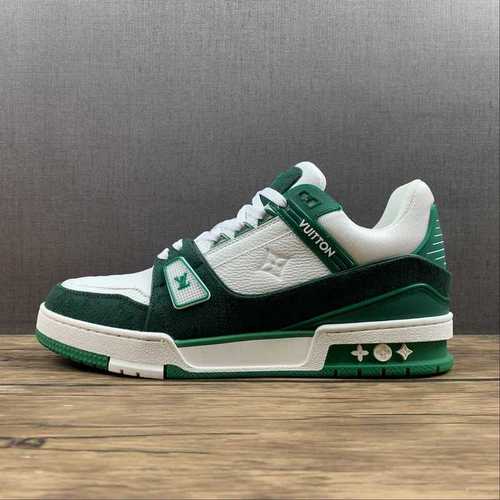 600LV TRAINER SHOES WHITEWHITEGREENMAN3845