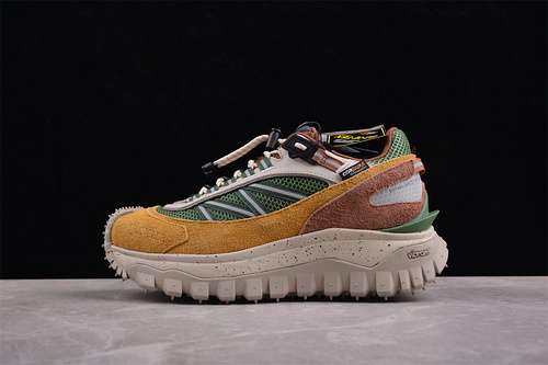 540MONCLER TRAILGRIP GTX GREYBROWNGREENYELLOWWOMAN3639MAN4046