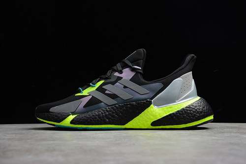 320F20237X9000L4 SHOES CORE BLACKLIGHT GREYGREENWOMAN3639MAN4045