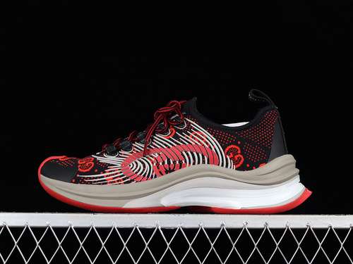 580USN108490GUCCI TRCH MUL WA GG SOGGI BLACKBLACKREDWOMAN3639MAN4046
