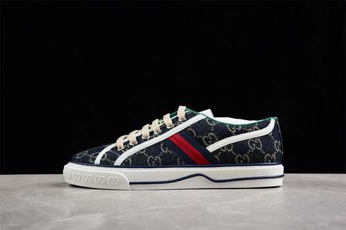 500GUCCI TENNIS 1977 PRINT SNEAKER WHITEREDBLACKMAN4044