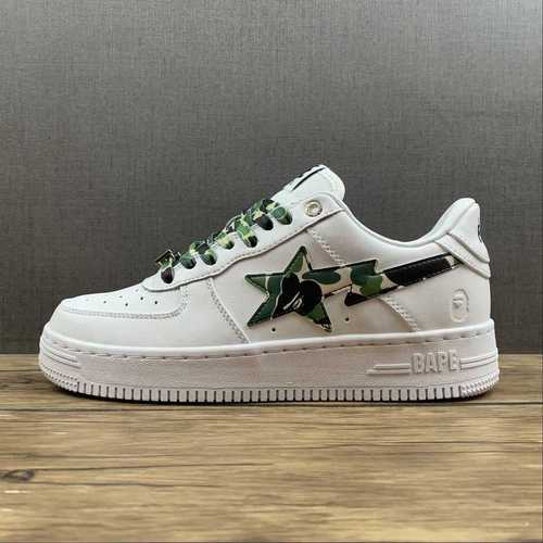 380BAPE STA TO LOW WHITEWHITECAMOUFLAGEWOMAN3639MAN4045
