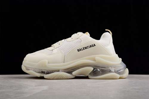 550W1GB60315BALENCIAGA TRIPLE S 30 SNEAKERS WHITEWHITEBLACKWOMAN3539MAN4046