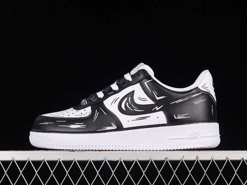 320CW2288218AIR FORCE 1 LOW 07 BLACKWHITEBLACKWOMAN3639MAN4045